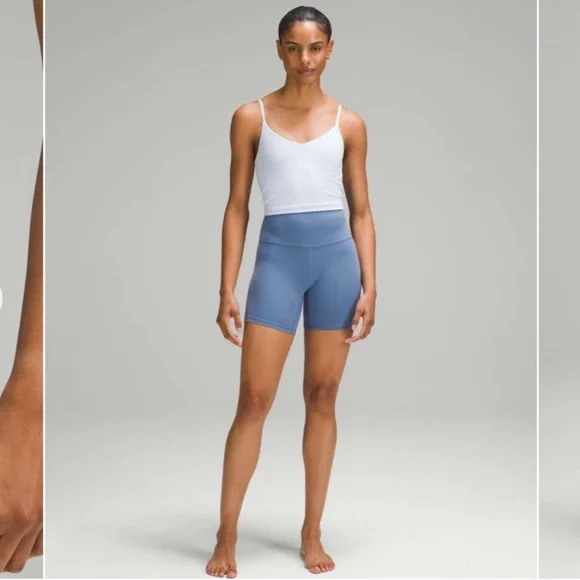 NWT Lululemon Wunder Train High Rise Short 6” inseam Oasis Blue Size 4 Everlux - Picture 3 of 13